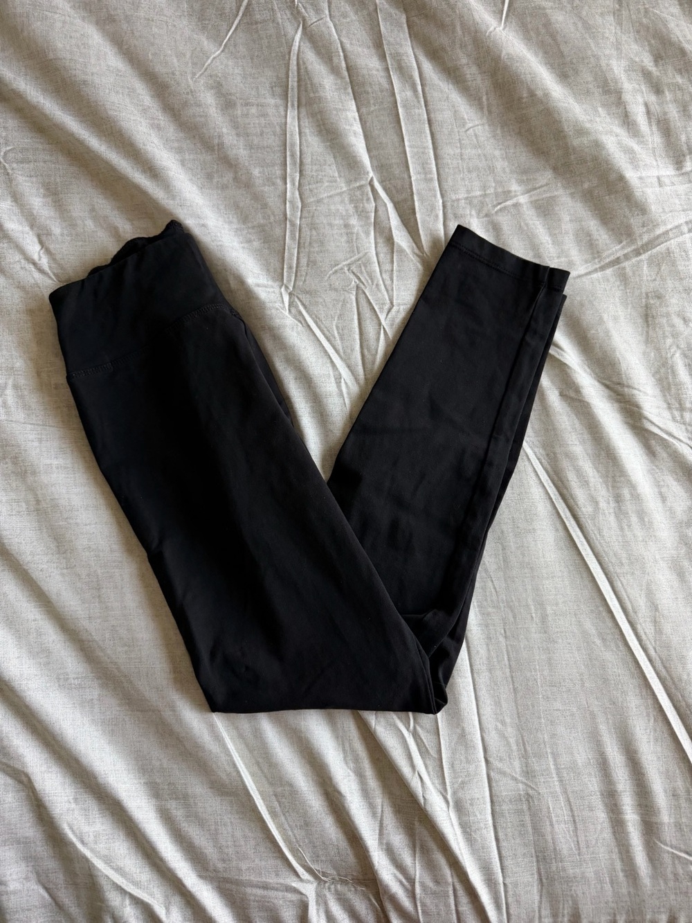 Anthropologie Basic Black High Rise Slim Fit Leggings (S)